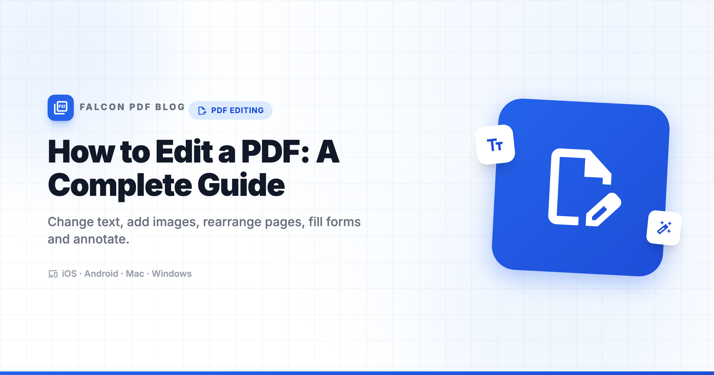 Falcon PDF editing a document across desktop and mobile